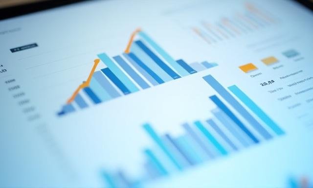 Data charts and resilience icons